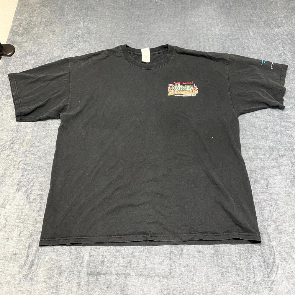 Vintage Gildan O'Reilly Summer National 2004 Topeka Kansas T Shirt Men 2XL Black